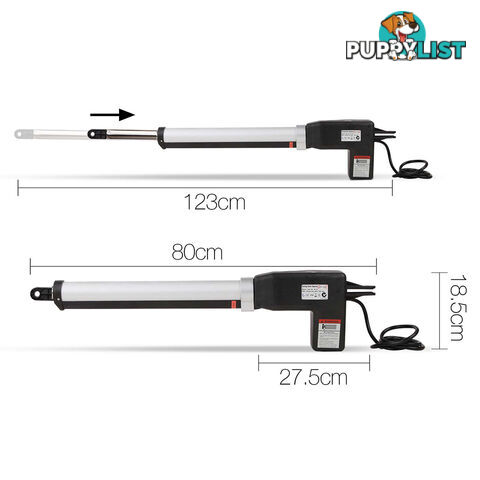 Automatic 2 Arm Swing Gate Opener with 2 Remote Controls