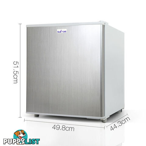 2-in-1 55L Caravan Bar Fridge Freezer Stainless Steel