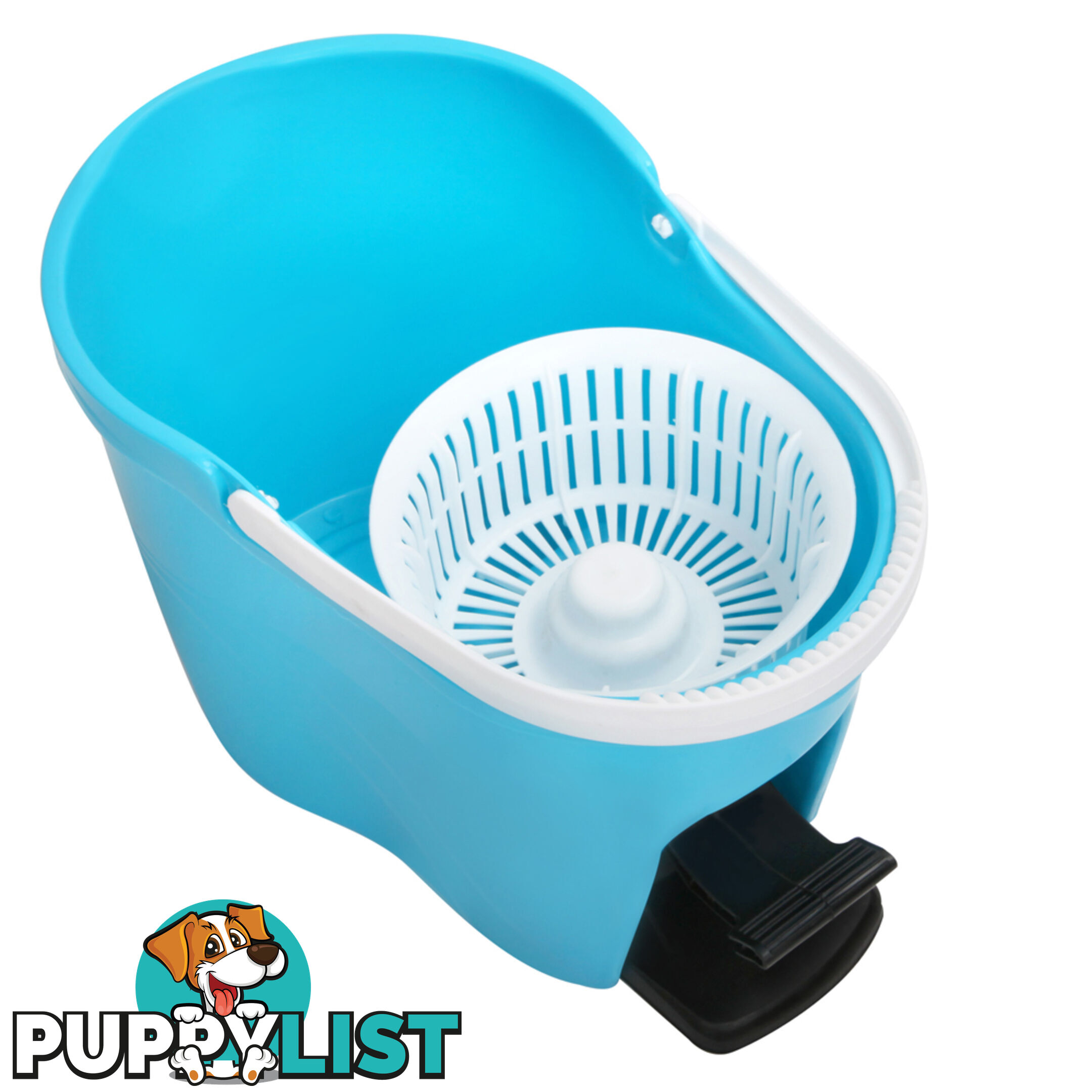 360 Degree Spinning Mop Spin Dry Bucket 8.5L Blue