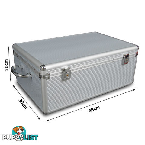 Aluminium CD DVD Bluray Storage Case Box 500 Discs SL