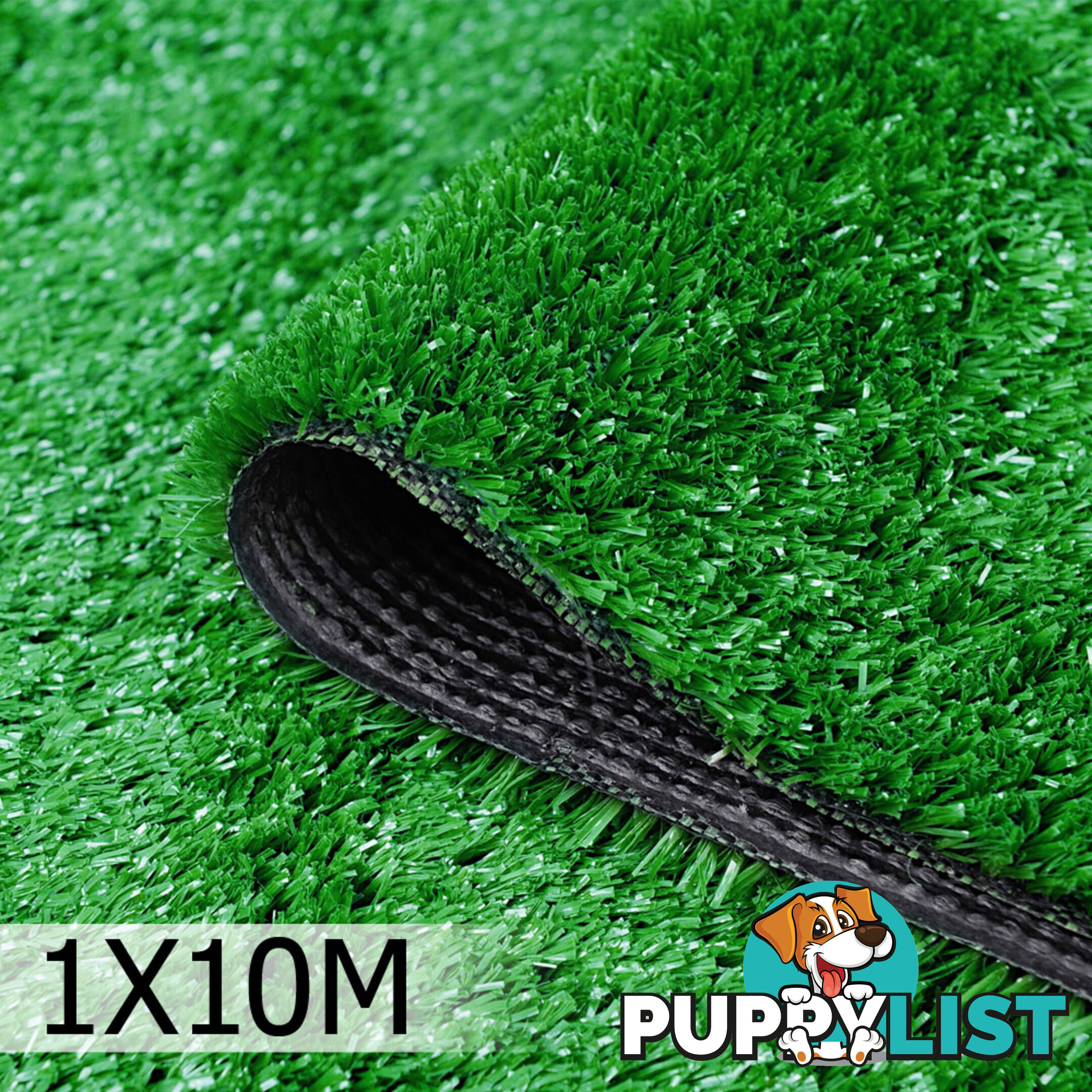 Artificial Grass 10 SQM Polypropylene Lawn Flooring 1X10M Green