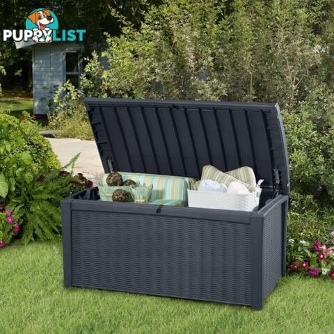 Keter Borneo Outdoor Garden Storage Box Grey