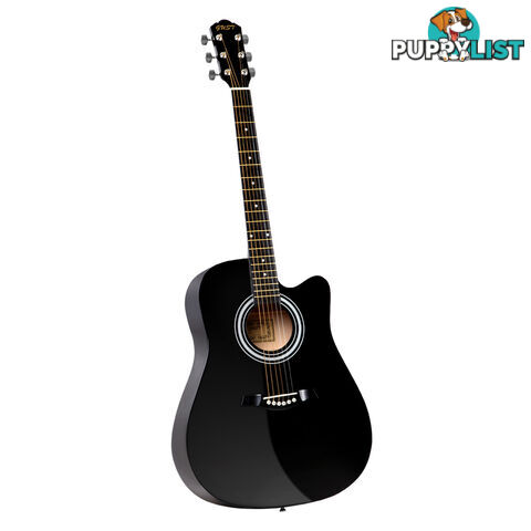 41" Steel-Stringed Acoustic Guitar Black