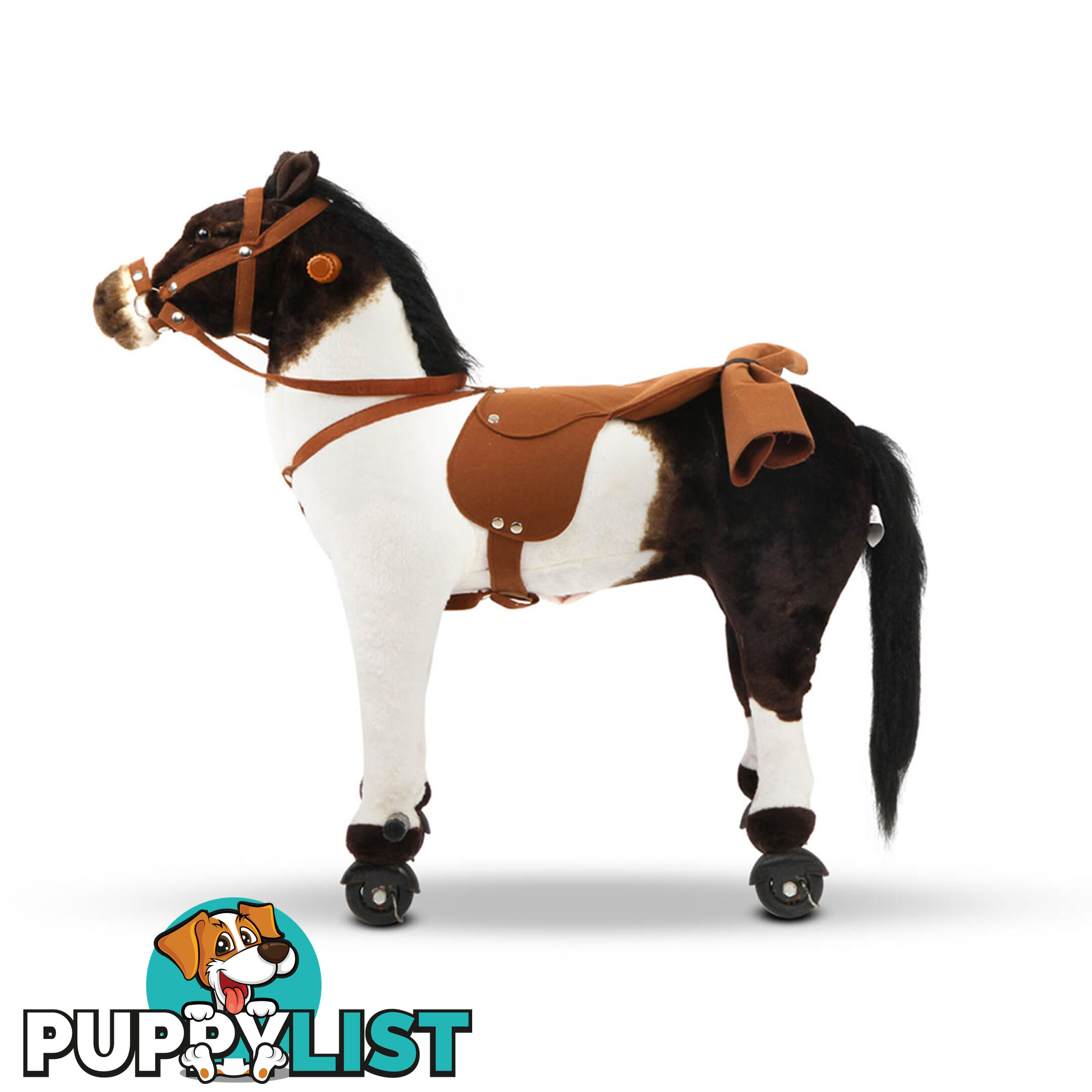 Ride on Pedal Toy Pony - White