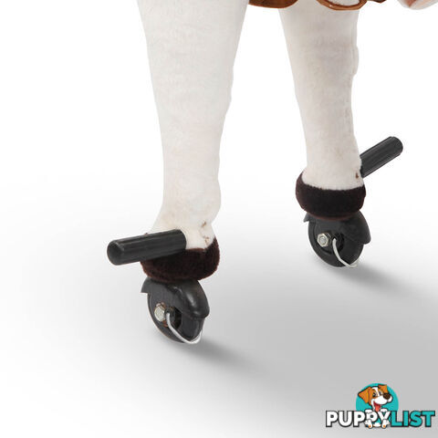 Ride on Pedal Toy Pony - White