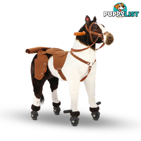 Ride on Pedal Toy Pony - White