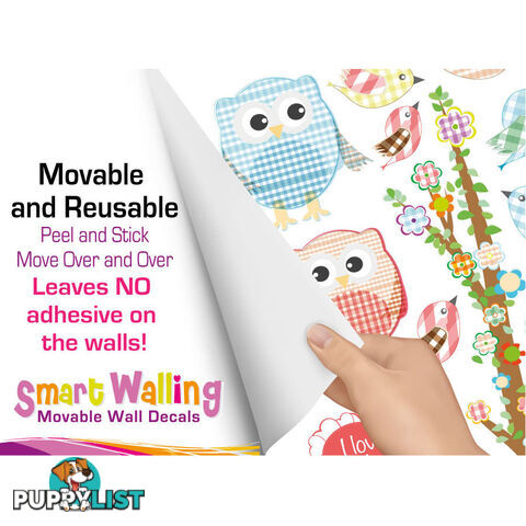 Love Owl-ways Tree Wall Stickers - Totally Movable