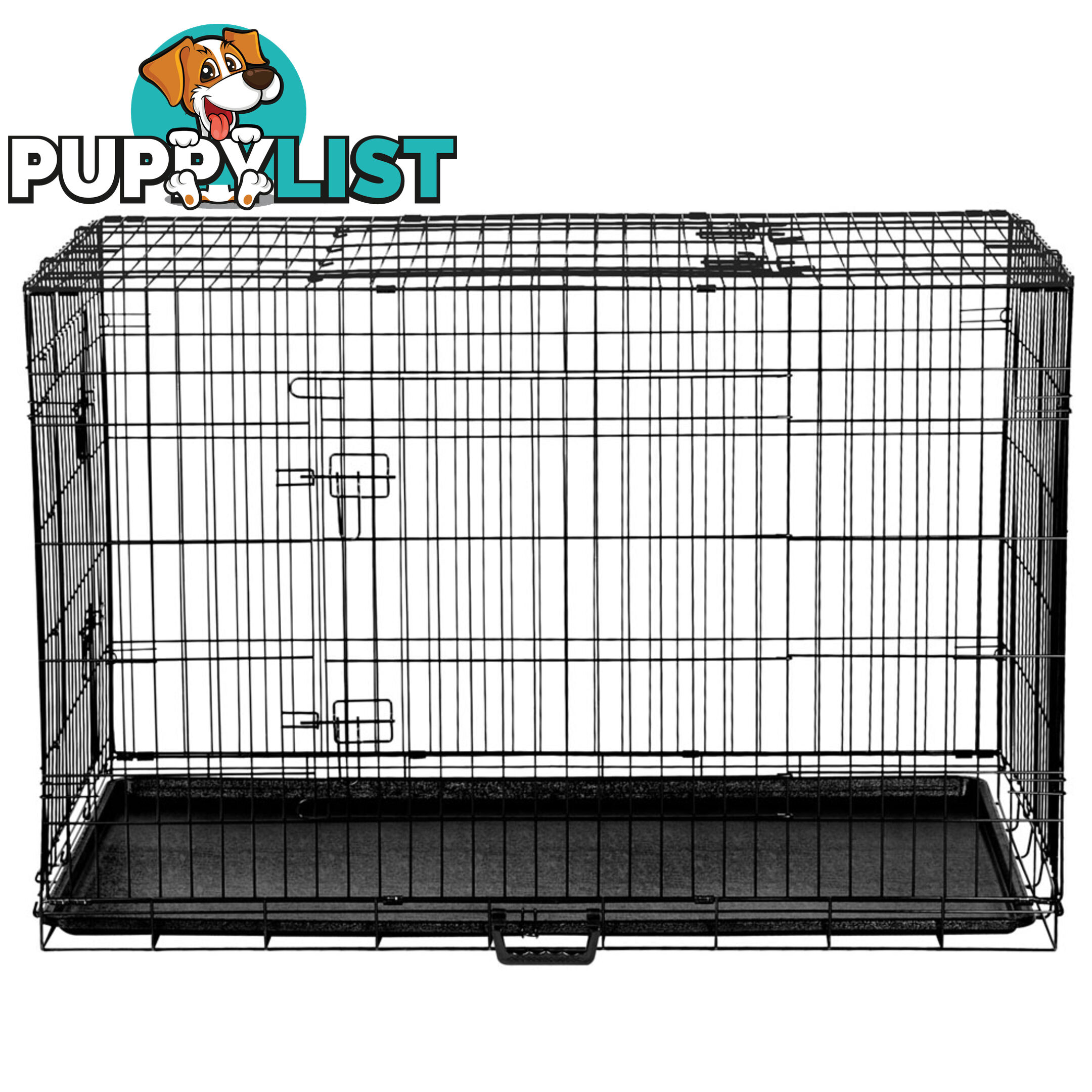 Metal Collapsible Dog Cage 42IN