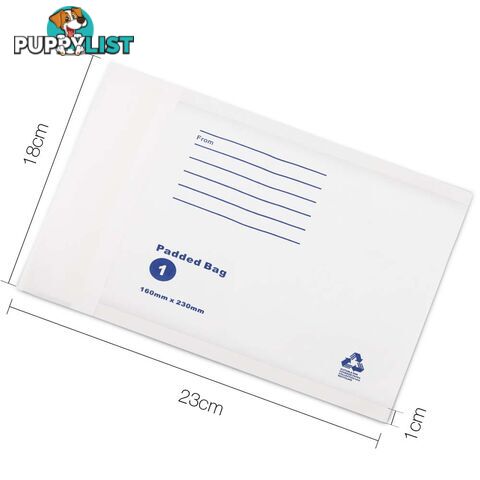 Bubble Padded Mail Envelopes 500pcs 160mm x 230mm