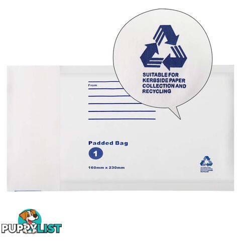 Bubble Padded Mail Envelopes 500pcs 160mm x 230mm