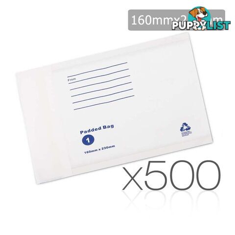 Bubble Padded Mail Envelopes 500pcs 160mm x 230mm