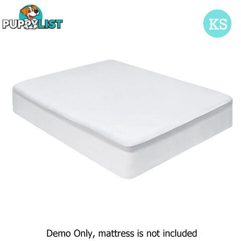 Waterproof Bamboo Mattress Protector - King Single