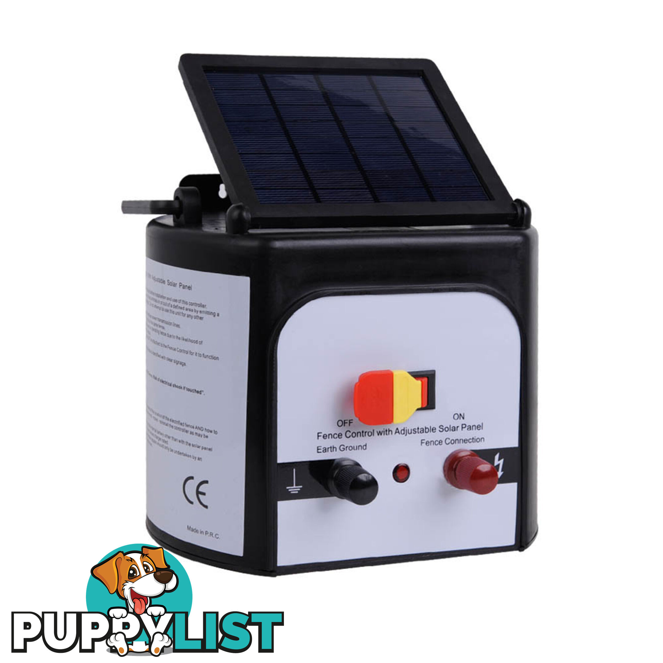 15km Solar Power Electric Fence Energiser Charger