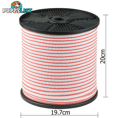 400m Roll Electric Fence Energiser Poly Tape