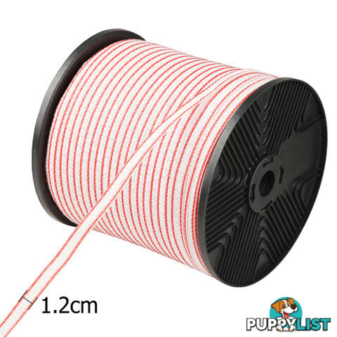 400m Roll Electric Fence Energiser Poly Tape