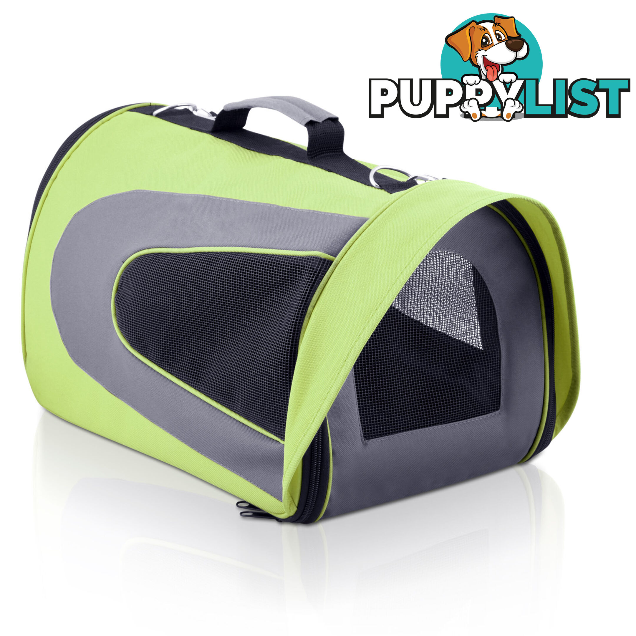 Pet Dog Cat Carrier Travel Bag Large Lime Green