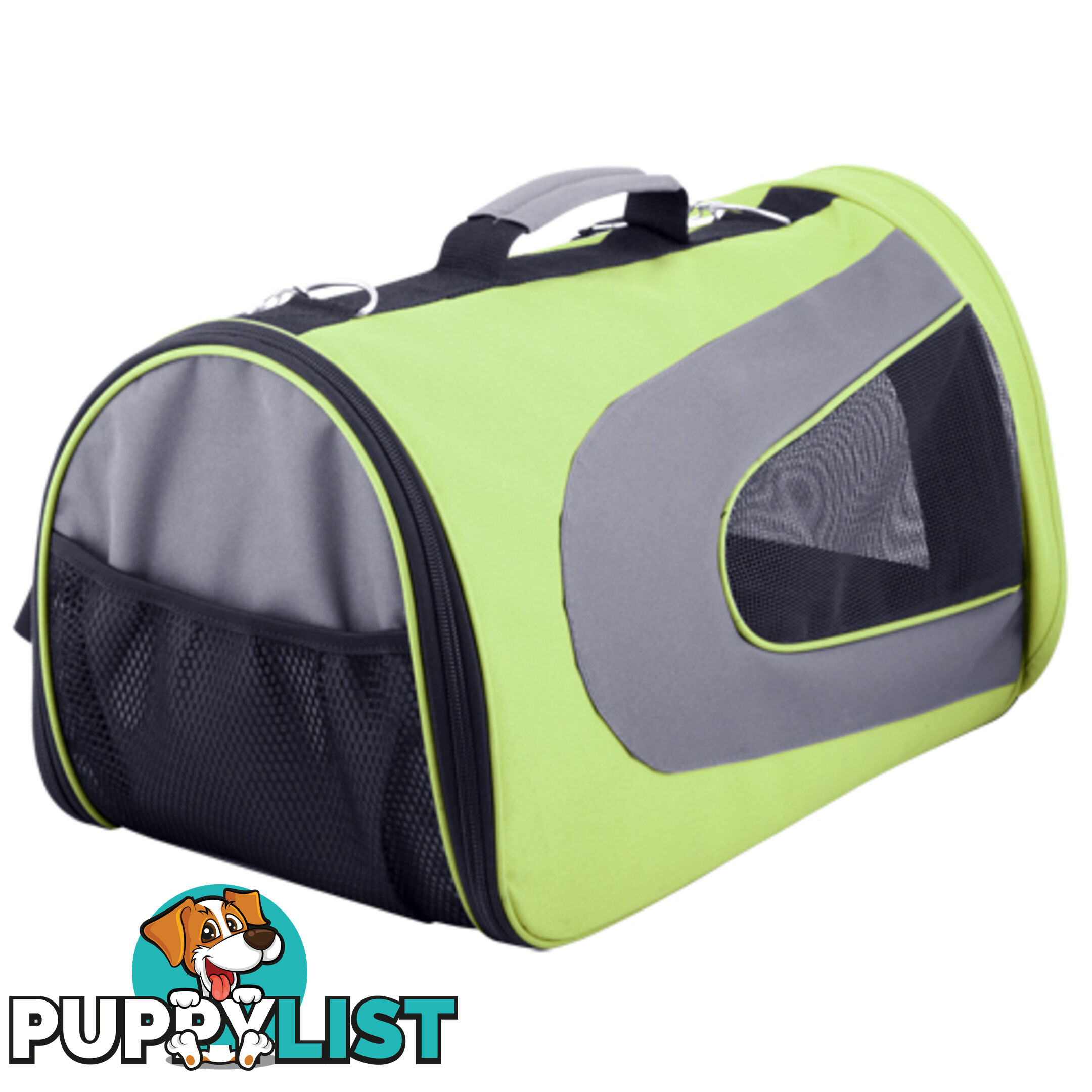 Pet Dog Cat Carrier Travel Bag Large Lime Green