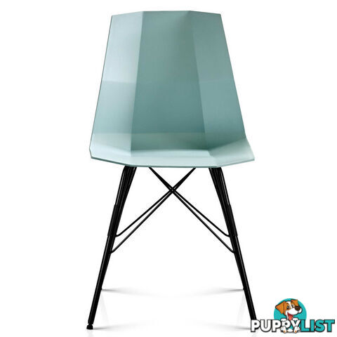 Set of 2 Eames Replica Contour Dining Chair