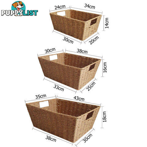 3 Peice Storage Basket Set