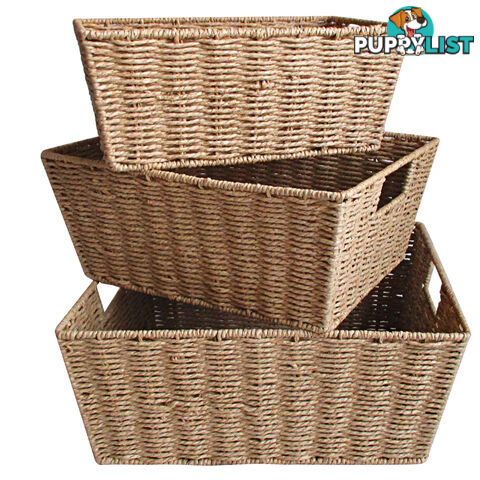 3 Peice Storage Basket Set