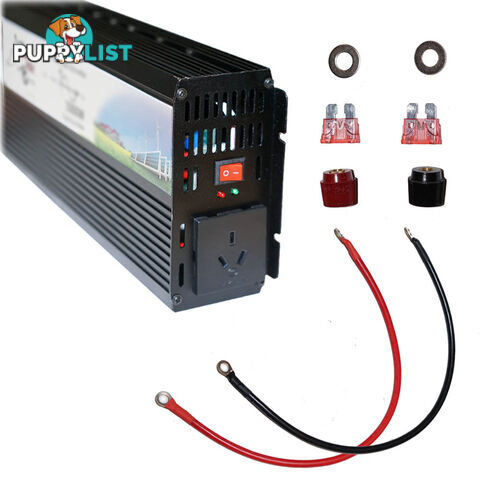 PURE SINE WAVE 1500W MAX 3000W 12V-240V POWER INVERTER CAR CARAVAN CAMPING BOAT