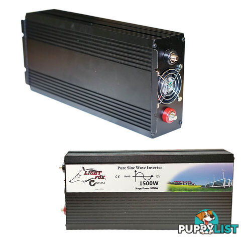 PURE SINE WAVE 1500W MAX 3000W 12V-240V POWER INVERTER CAR CARAVAN CAMPING BOAT