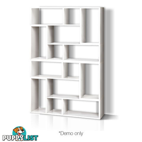 DIY L Shaped Display Shelf - White