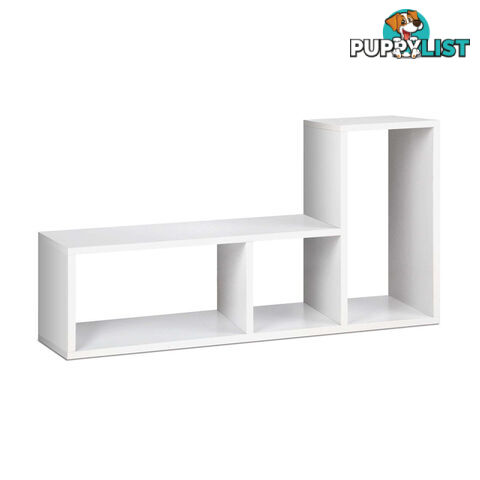 DIY L Shaped Display Shelf - White