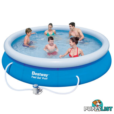 Bestway Above Ground Fast Set Swimming Pool Blue