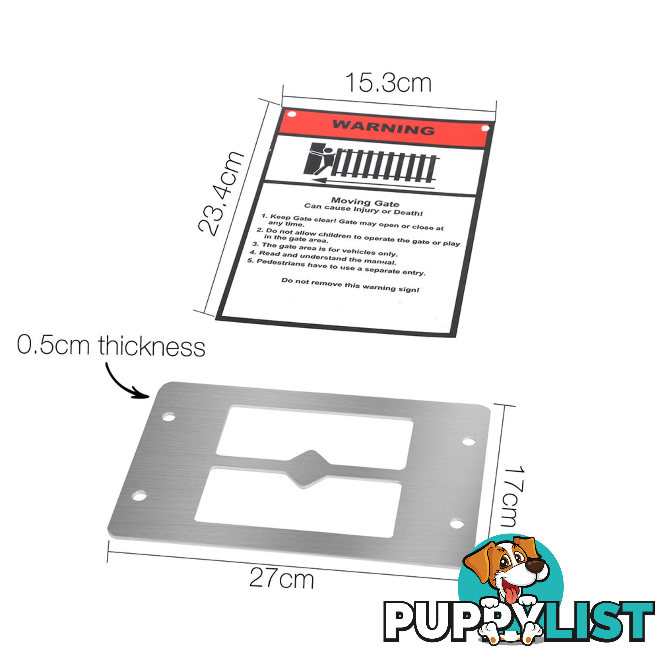 1800kg  LockMaster Automatic Sliding Gate Opener with 2 Remote Controllers