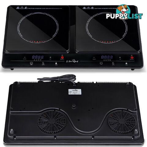 5 Star Chef Induction Cooktop Portable Duo