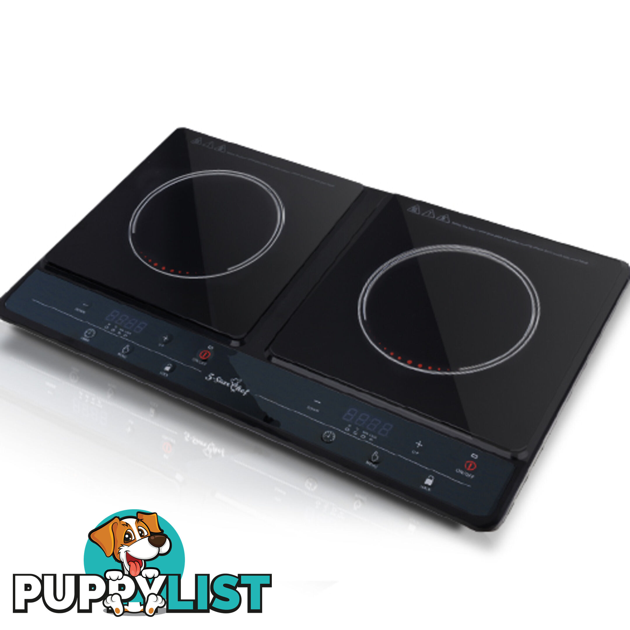 5 Star Chef Induction Cooktop Portable Duo