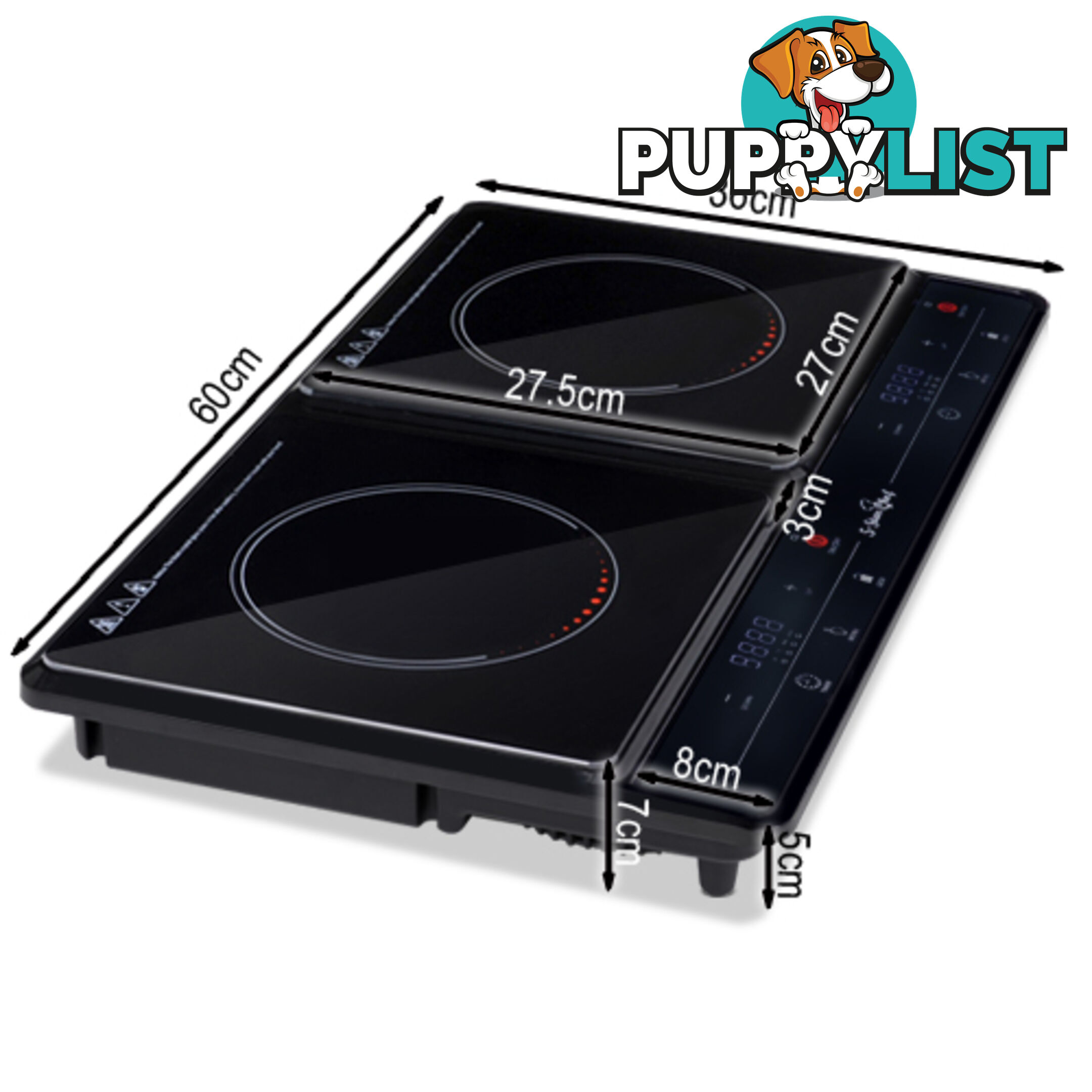 5 Star Chef Induction Cooktop Portable Duo