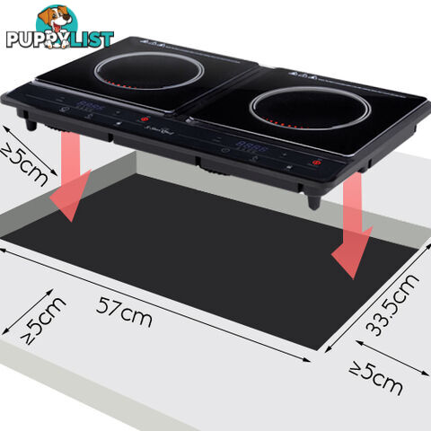 5 Star Chef Induction Cooktop Portable Duo