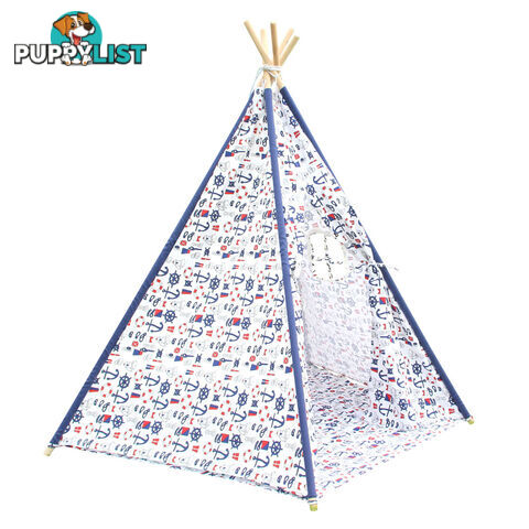 5 Poles Teepee Tent w/ Storage Bag