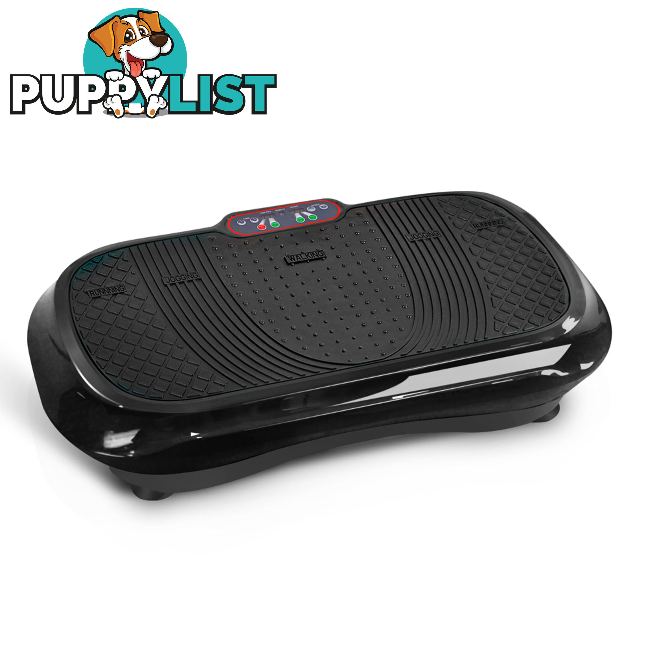 1000W Vibrating Plate - Black