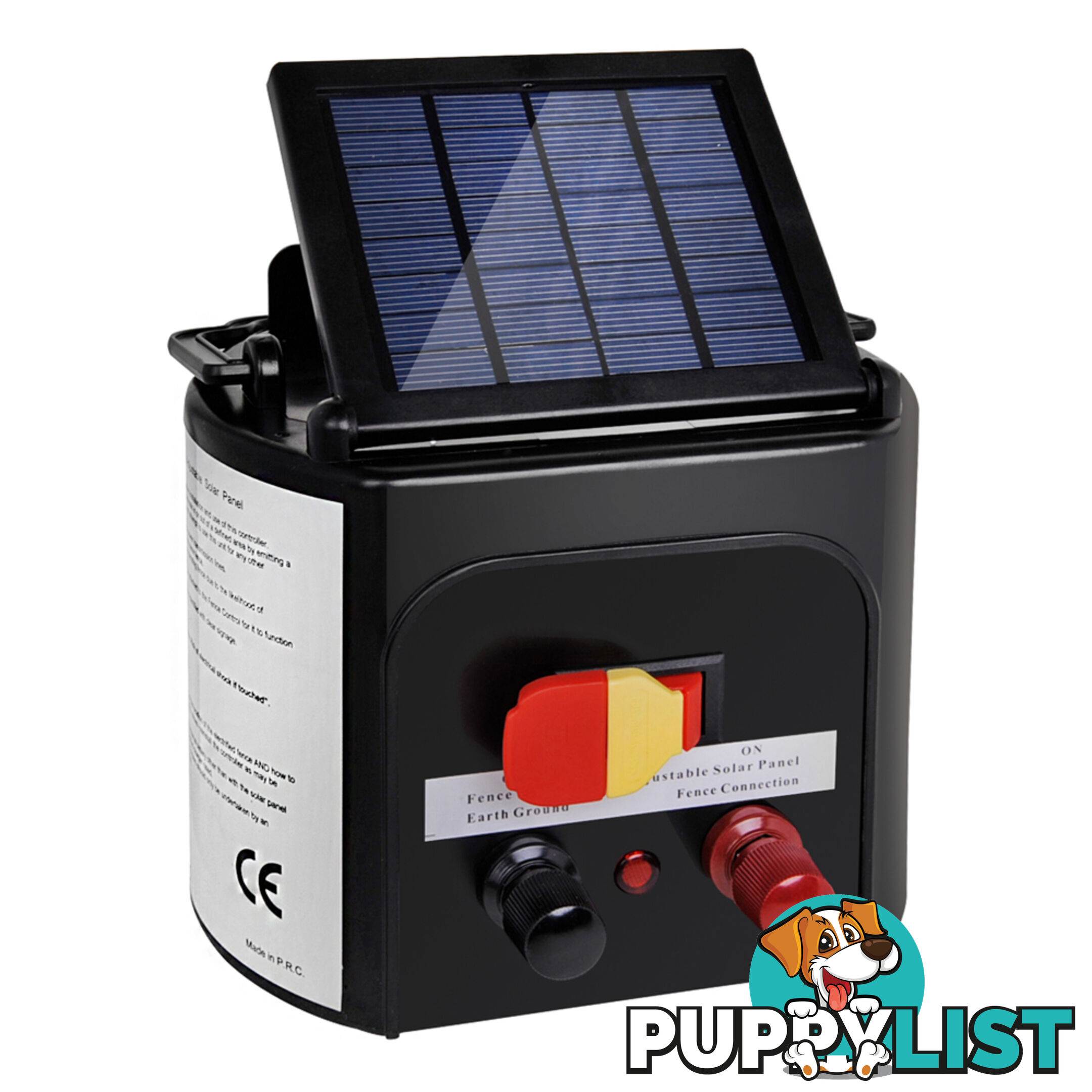 5km Solar Power Electric Fence Energiser Charger