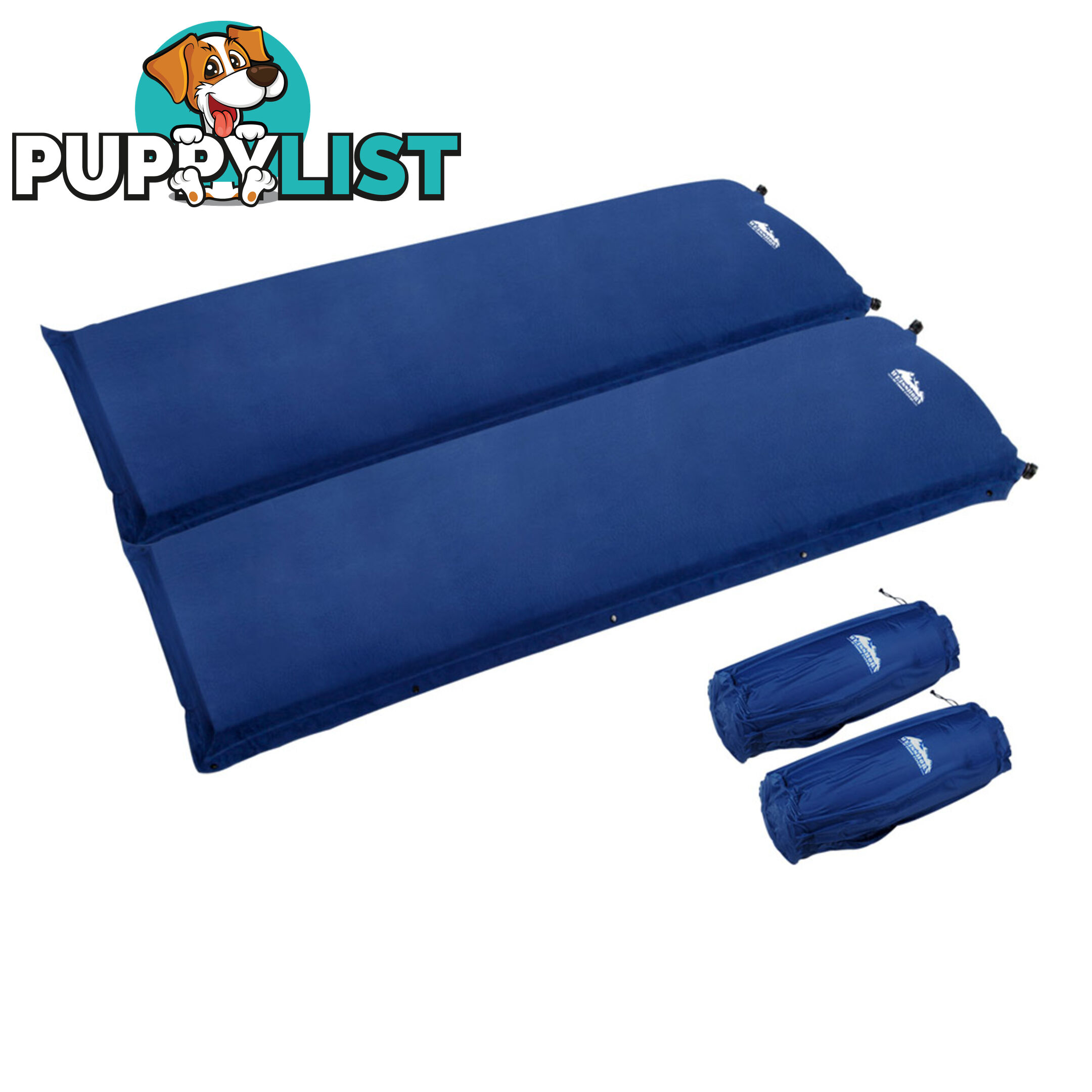 Self inflating Mattress Double 8cm Blue