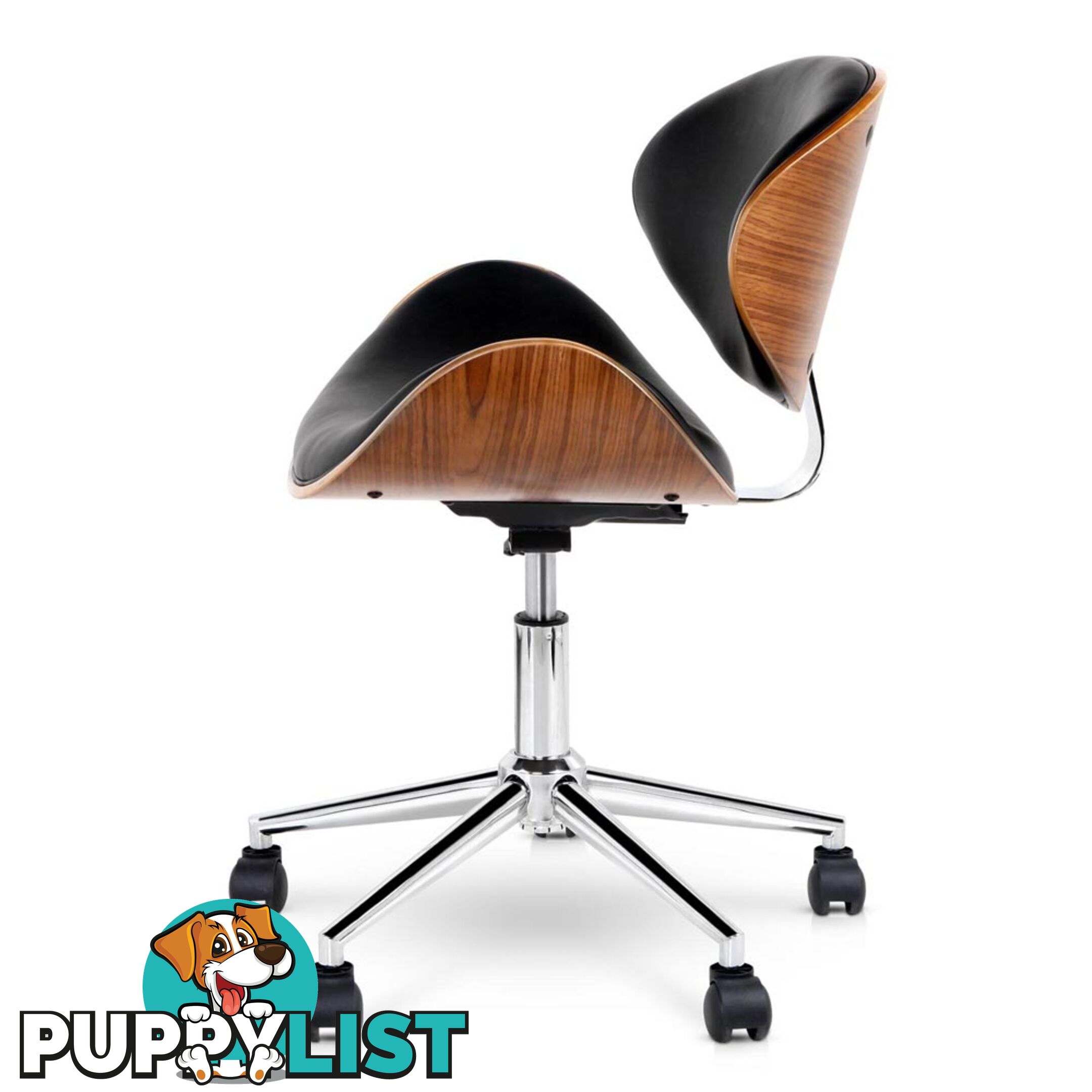 PU Leather Curved Office Chair