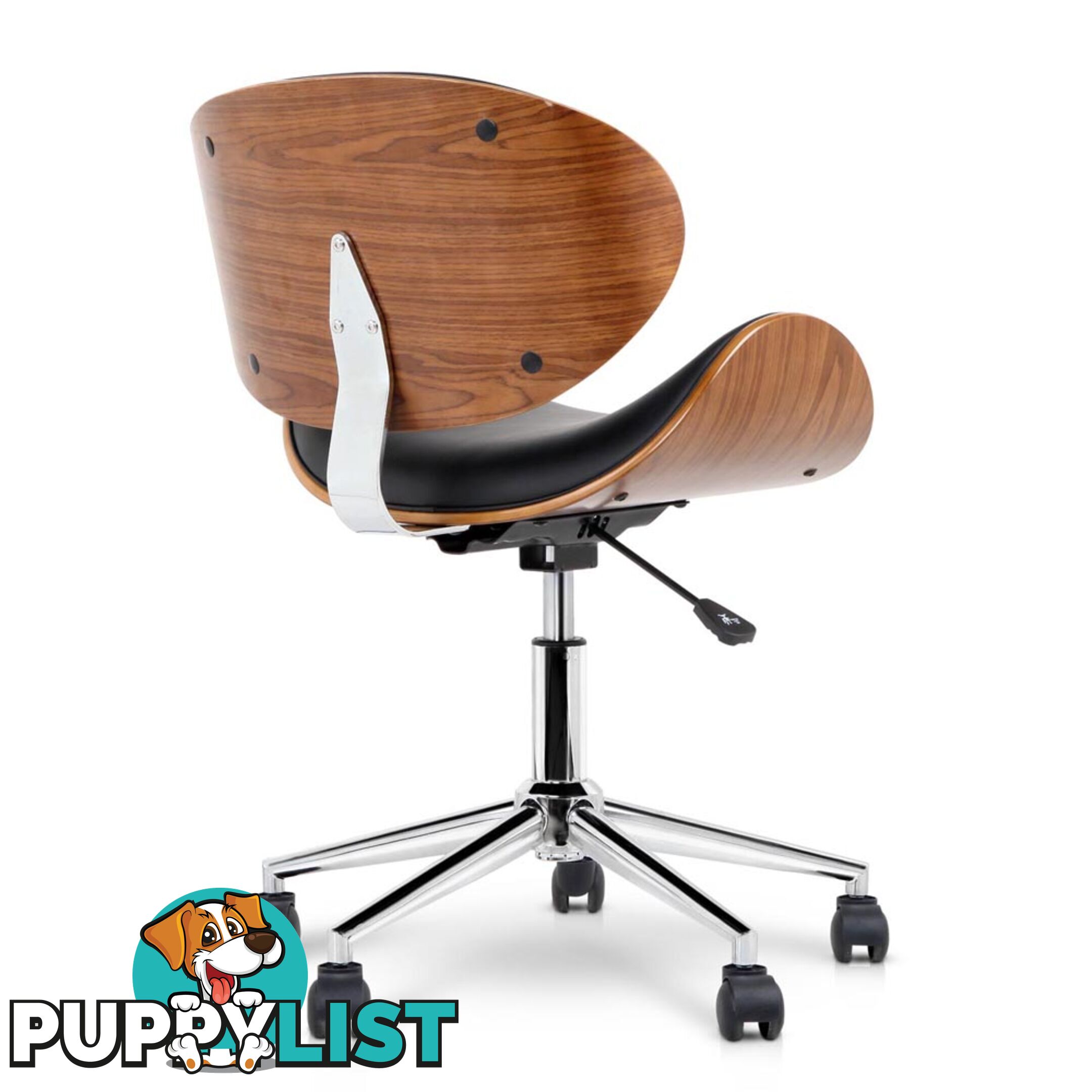 PU Leather Curved Office Chair