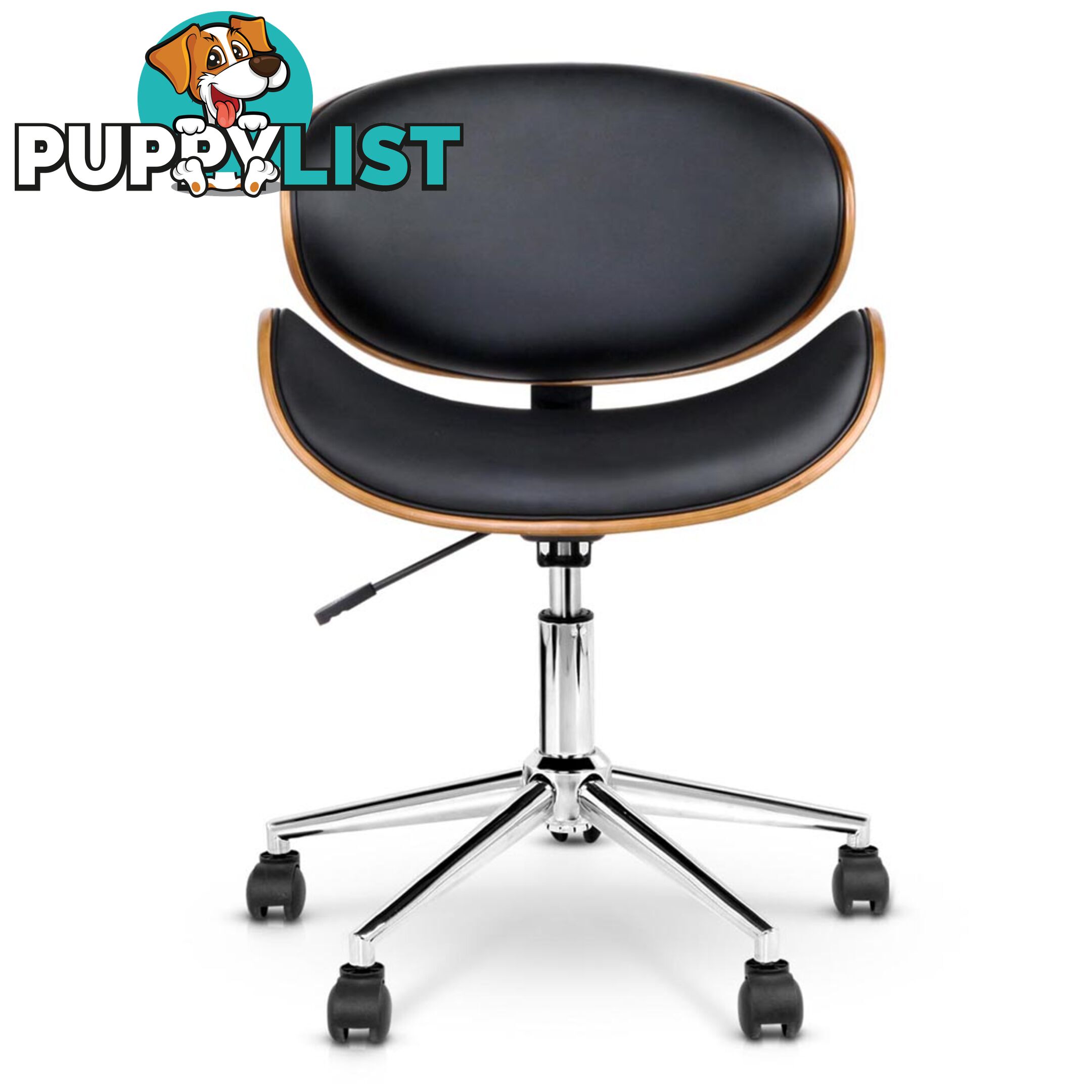 PU Leather Curved Office Chair