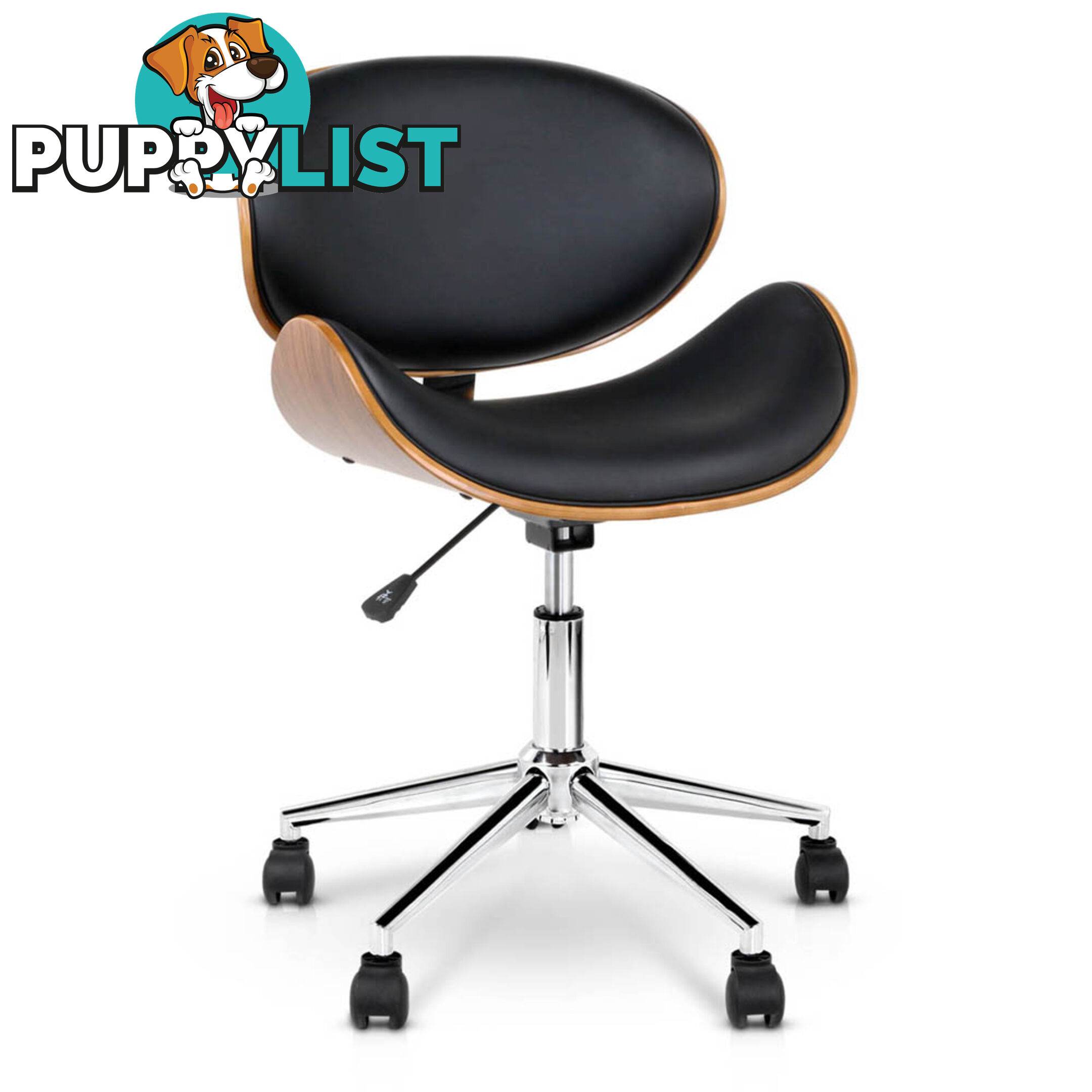 PU Leather Curved Office Chair