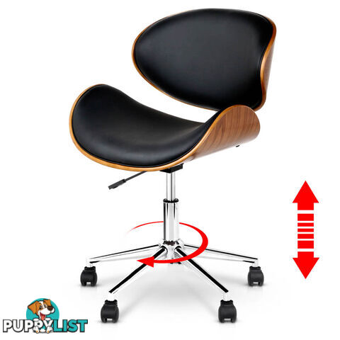 PU Leather Curved Office Chair