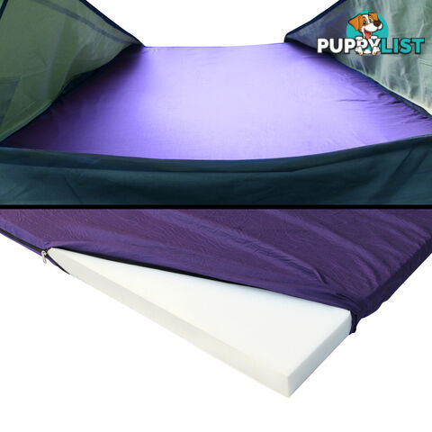 Double Camping Canvas Swag Tent Celadon w/ Air Pillow