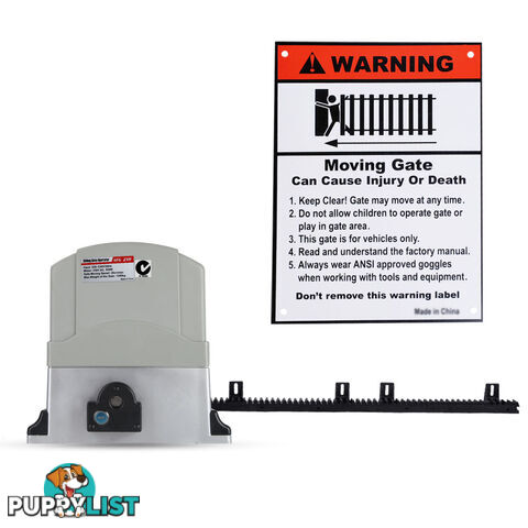 Automatic Sliding Gate Opener with 2 Remote Controls