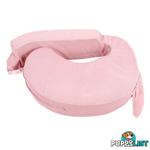 Baby Breast Feeding Support Memory Foam Pillow w/ Zip Cover Pink