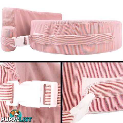 Baby Breast Feeding Support Memory Foam Pillow w/ Zip Cover Pink