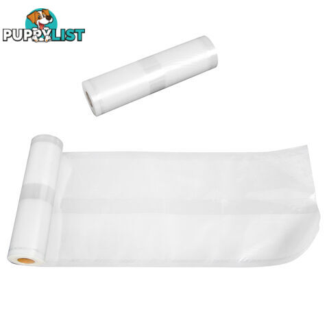 Set of 10 Vacuum Food Sealer Storage Rolls 6m x 22cm