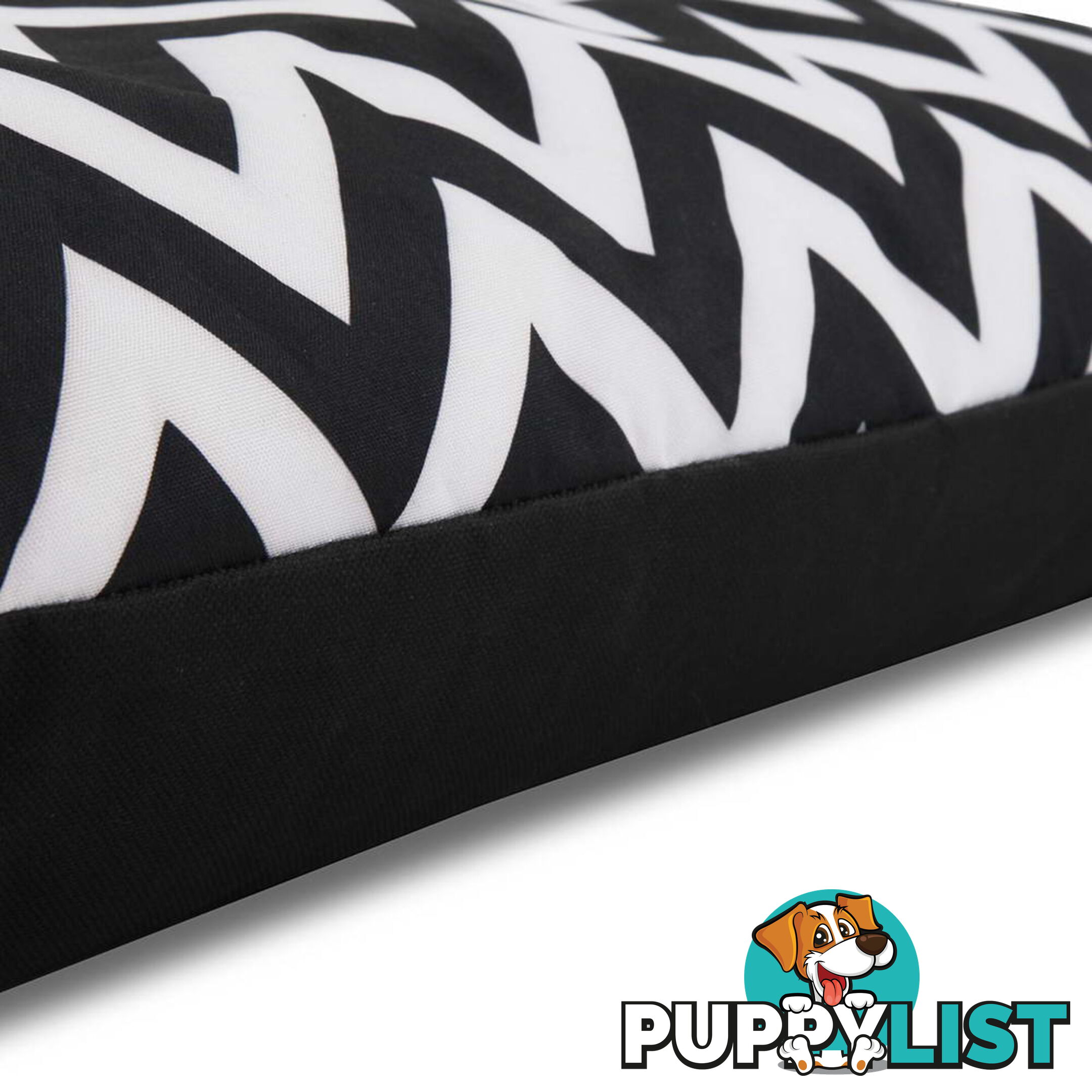 Washable Wavy Stripe Heavy Duty Pet Bed - XXLarge