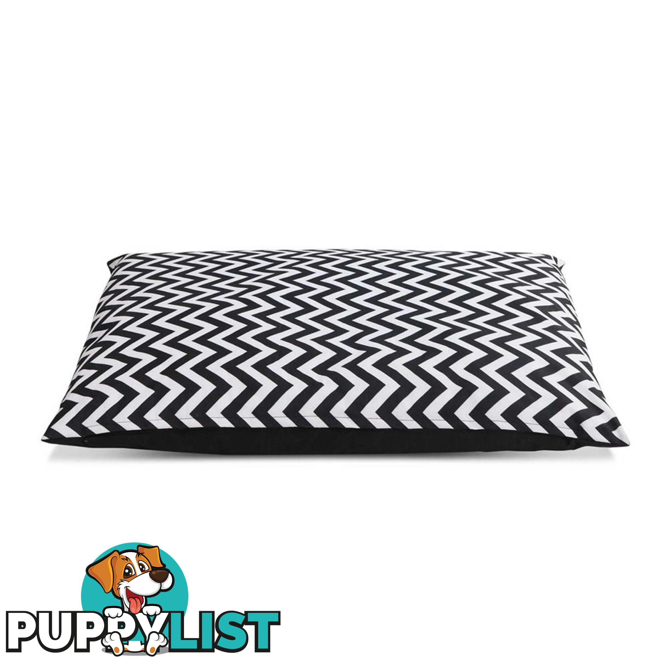 Washable Wavy Stripe Heavy Duty Pet Bed - XXLarge